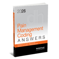 2026 Pain Management Coding Answers